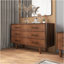 Commode à 6 tiroirs en bois massif Logan