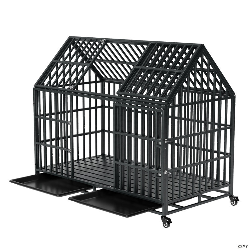 Cage pour chien robuste 52 po avec toit