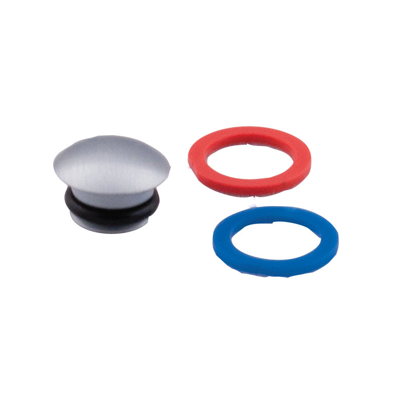 Handle Cap Kit, Brushed Chrome