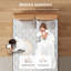 Matelas grand blanc 12 po