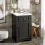 Meuble-lavabo de rangement multifonctionnel de 20 pouces avec lavabo en céramique-2040844308