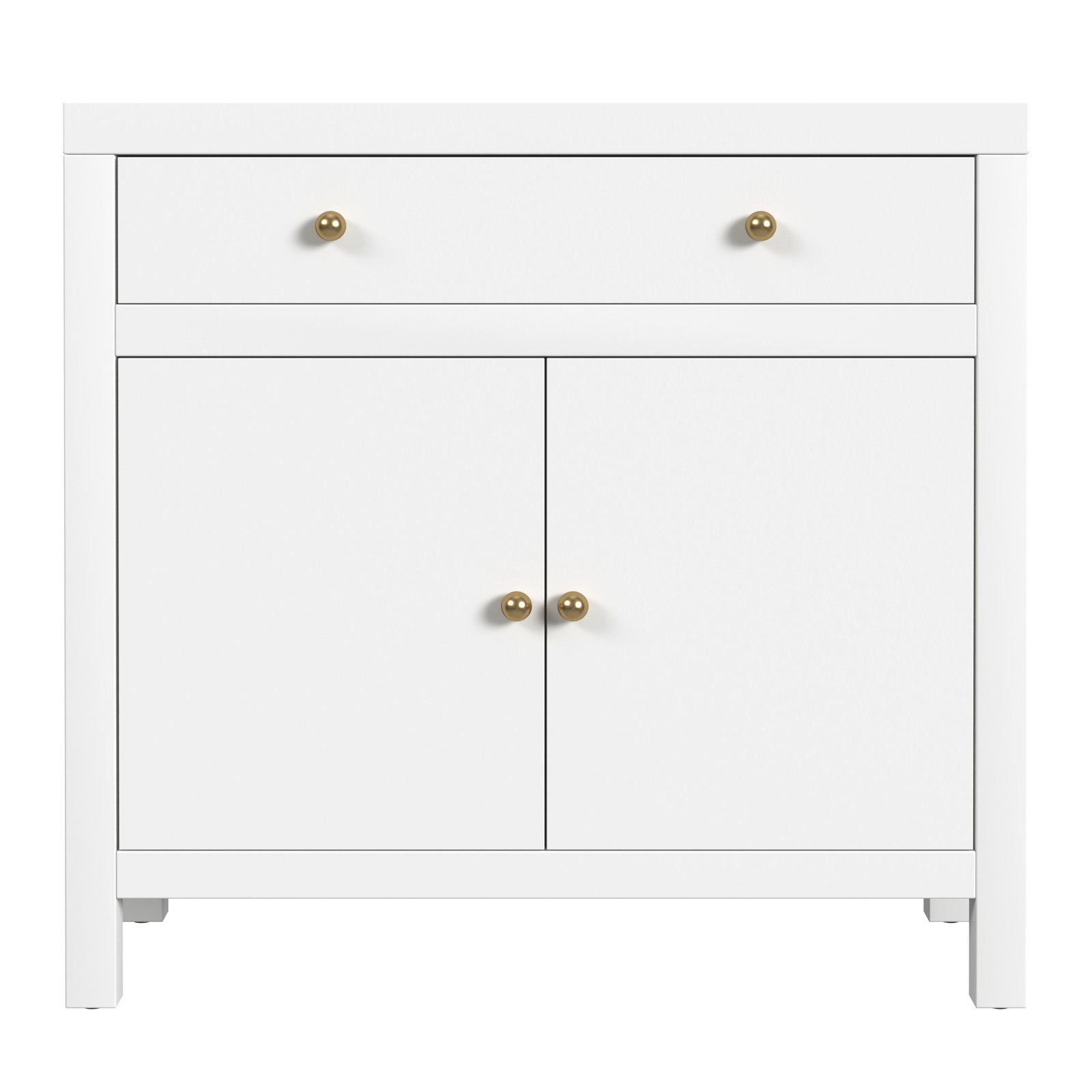 Celine Accent Cabinet, Smooth White