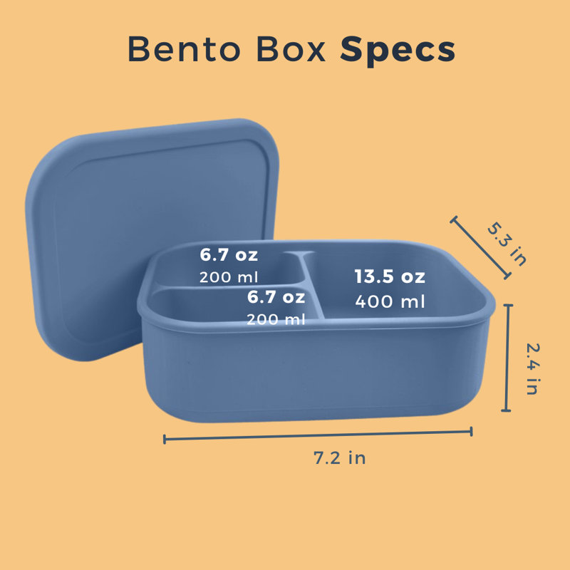 Orele 27oz. Food Storage Container, Blue