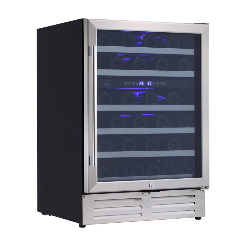 Sollevare Dual Zone 23.4'' 46 Bottle Wine Refrigerator