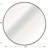 Akeela Aluminium Alloy Round Wall Bathroom Mirror-1089142898-1089142861