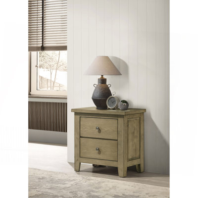 Pelton Vineyard Oak 2-drawer Nightstand