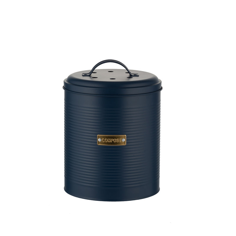 Otto 2.5L Compost Bucket, Navy Blue