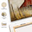«Barnside Memory - Rustic Meadow Landscape», art mural sur toile tendue-129752701