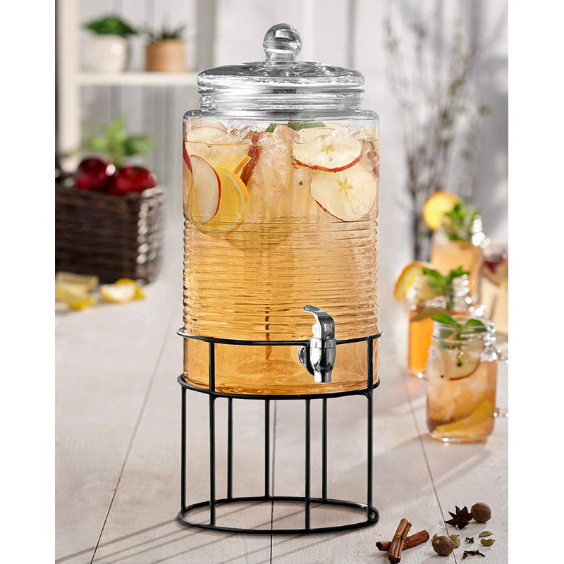 Covina 256oz. Glass Beverage Dispenser