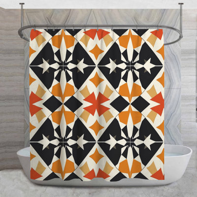Rideau de douche Retro Tiles
