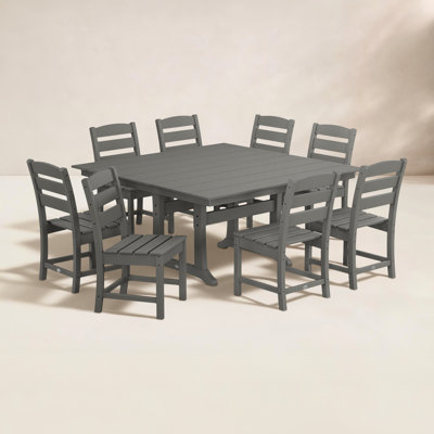 POLYWOOD® Lakeside 60" Patio Dining Set