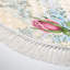 Tapis ovale en polyamide tissé à la machine rose / vert / bleu-1127746573
