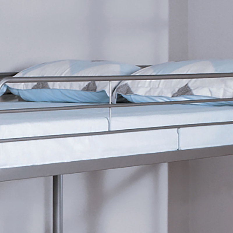 Dialon Twin Over Full Bunk Bed, Silver