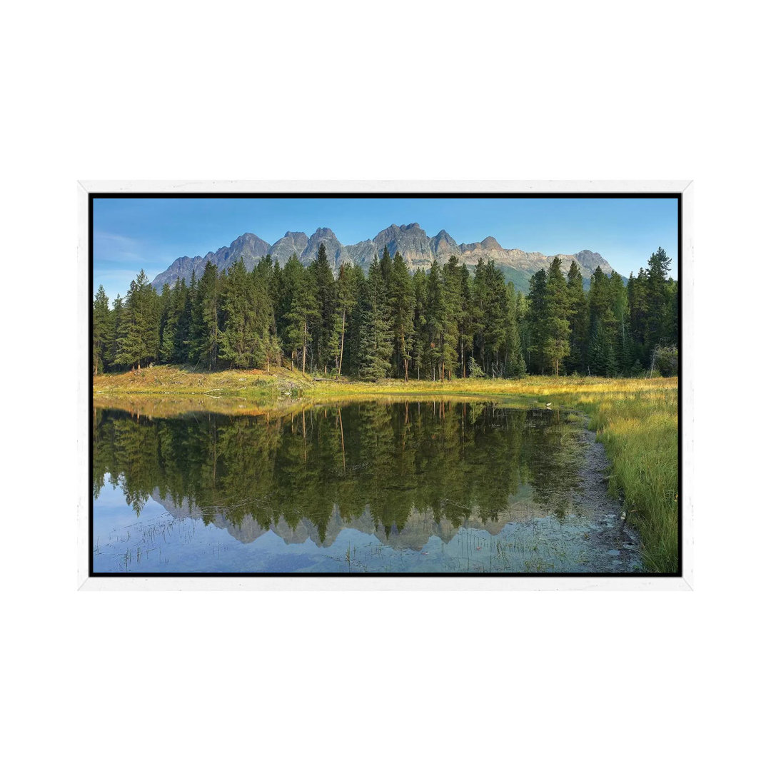 Yellowhead Mountain And Yellowhead Lake With Boreal Forest Mount Robson Provinvial Park BC Canada von Tim Fitzharris - G...