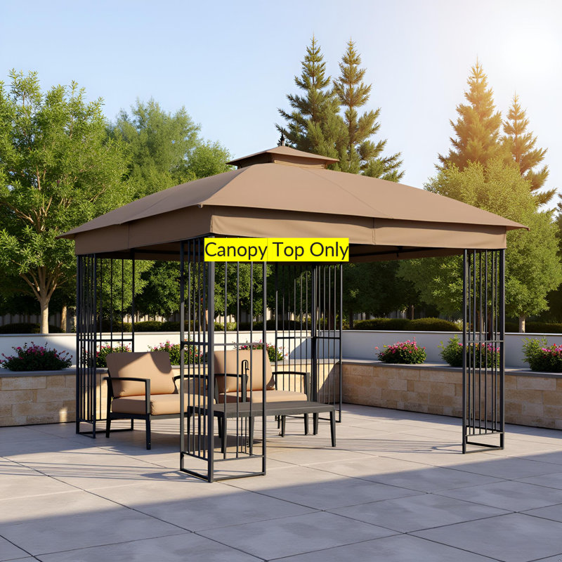 Abri de jardin semi-carré en métal 10 pi x 10 pi