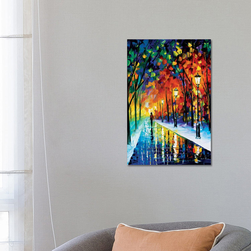 Frozen Path by Leonid Afremov - Painting on Canvas, 66.04 cm H x 45.72 cm W x 1.91 cm D, Wrapped Canvas
