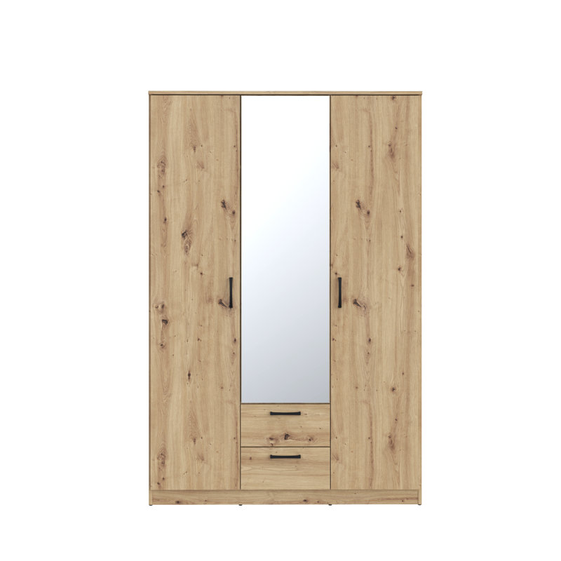 Reka 3 Door Manufactured Wood Wardrobe