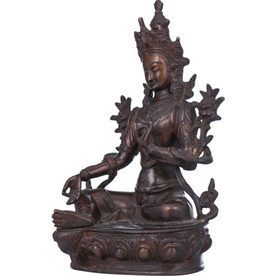 Statue de divinité bouddhiste tibétaine