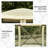 Outsunny Pop Up Camping Canopy Gazebo Screen Shelter Tent With Single Person Easy Set-Up-114930465