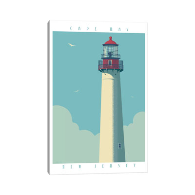 Cape May Lighthouse Travel by Jim Zahniser - Print on Canvas