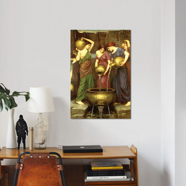 «Danaides, 1904» par John William Waterhouse, reproduction sur toile, H 18 po x l 12 po x P 1,5 po, Toile tendue
