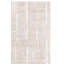 Tapis en polypropylène / polyester abstrait tissé à la machine en beige / beige clair-921006418