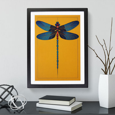 Striking Dragonfly - Single Picture Frame Print