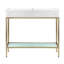 Ensemble de meuble-lavabo autoportant Pierre 32-59097703