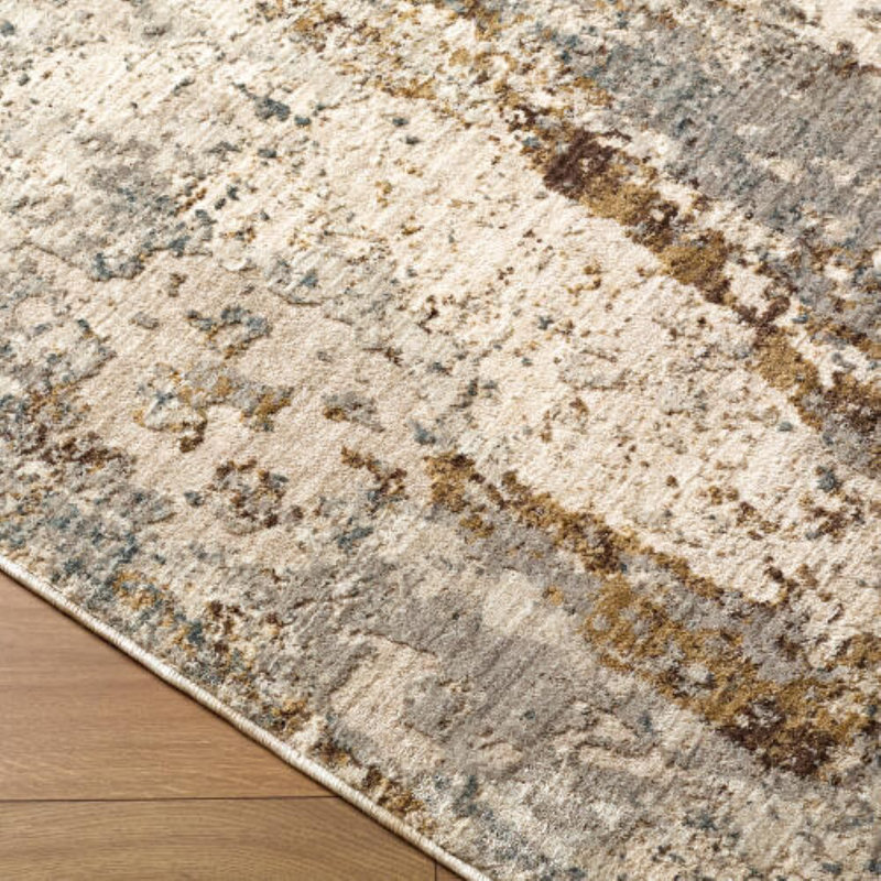 Rueben Machine Woven Rug, Rectangle 4'12" x 7'5"