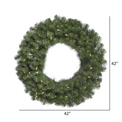 Couronne de sapin artificielle Alanny Dura-Lit