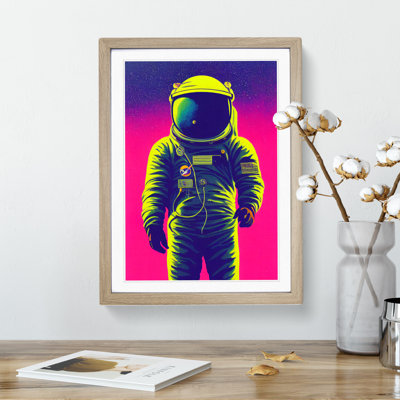 Daring Astronaut - Single Picture Frame Print