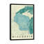 « wisconsin map », impression sur toile-33101002-72295330-72295336