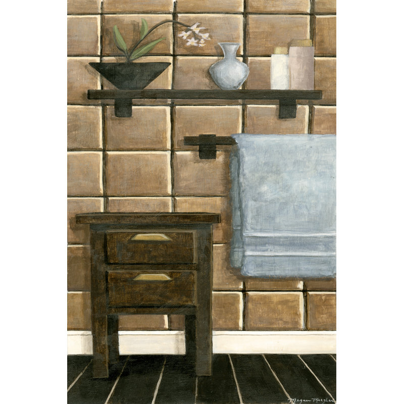 Modern Bath Panel IV by Megan Meagher - 1 Piece Wrapped Canvas Wall Art, 30cm H x 20cm W x 3.8cm D