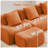 Valencia 82.7" W x 65.7" D x 27.9" H L-Shaped Teddy Fabric 2-Seat Sofa-1069869928
