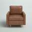 Fenske Faux Leather Armchair-419427257