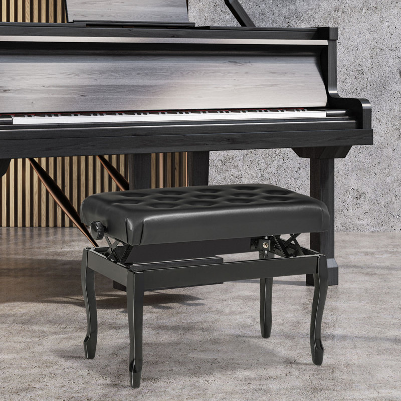 Banc de rangement en faux cuir