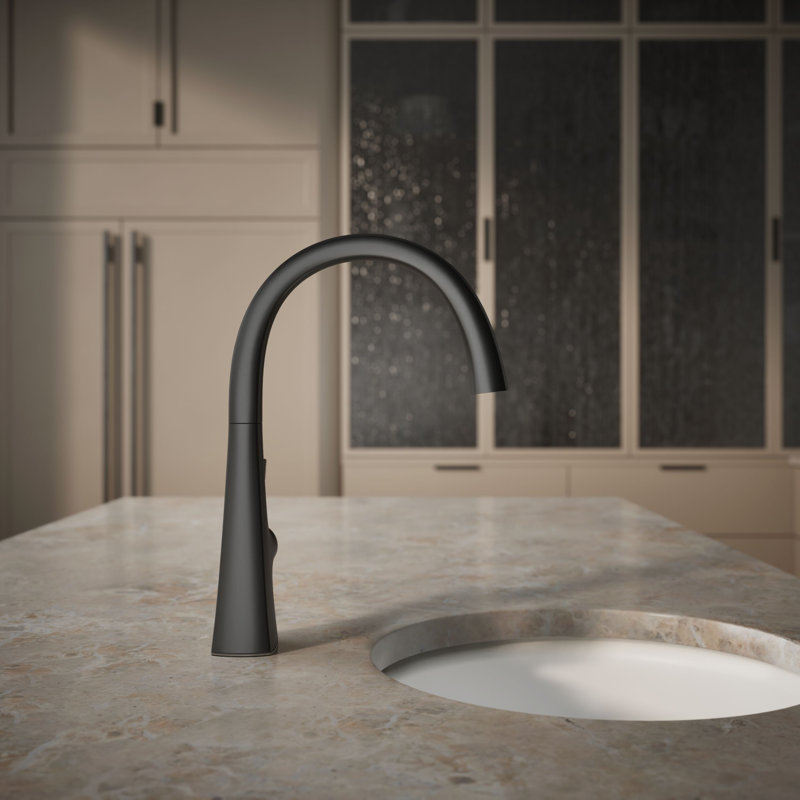 Graze Bar Swing Spout, Matte Black