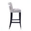 Chaise de salle à manger en velours suède avec têtes de clous-40355725