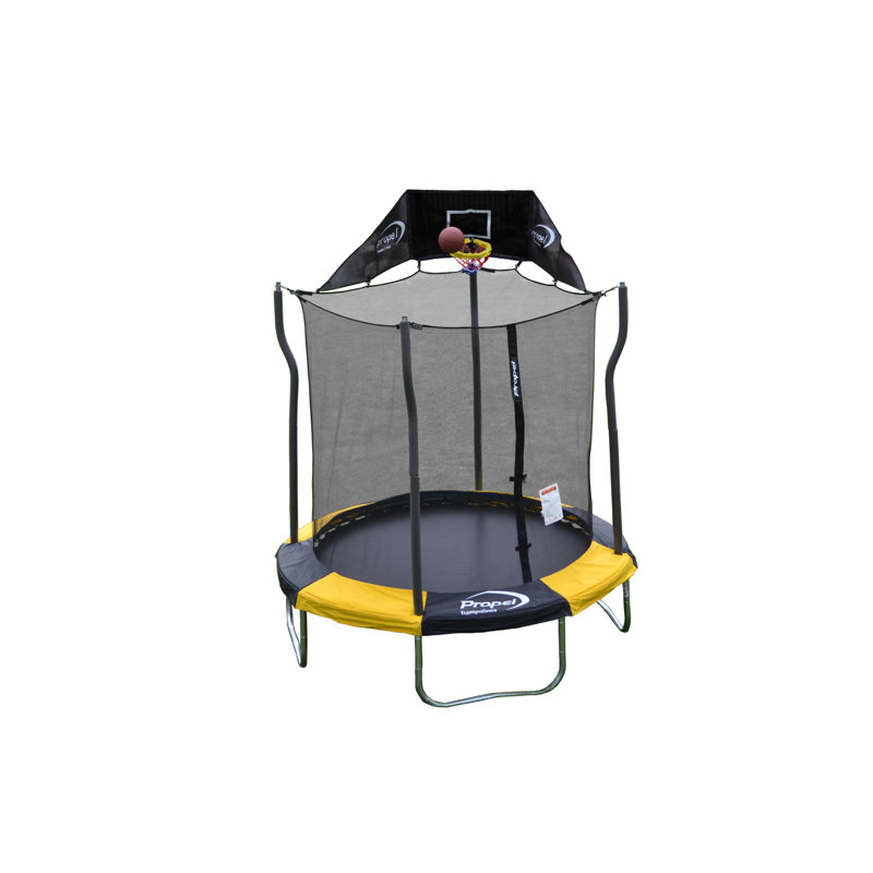 Trampoline rond de 7 pi avec enceinte de sécurité Propel