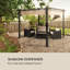 Blumfeldt Fabric Replacement Canopy for Pergola-43145431-43145432