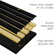 94.5” x 23.6” Acoustic Wood Wall Paneling, Decorative Soundproof Panels for Walls and Ceilings, 3D Slat Wood Wall Panels