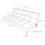 Aadhya Twin 70'' Upholstered Convertible Sofa-41193690