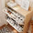 Space-saving Mdf Nordic Shoe Cabinet For Entryways - Stylish Design With Solid Wood, Ideal For Organized Storage