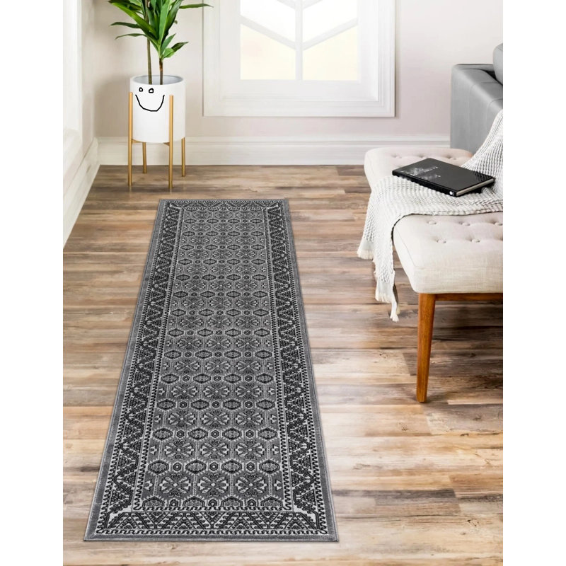 Luxury Floral Large Traditional Rugs Bedroom Living Room Hallway Door Mat, Runner 60 x 220 cm
