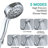 Handheld Shower With 5 Modes, High , , Abs Produced Head Head, Built-121076951