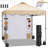 Pop Up Canopy Tent with Detachable Sidewall-111154186-124436164