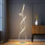 Lampe sur pied DEL Ainhoa - Chrome satiné-1265365429