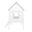 Lit simple avec fenêtres latérales - «Restful And Happy Sleep Play Wood House Two For A»