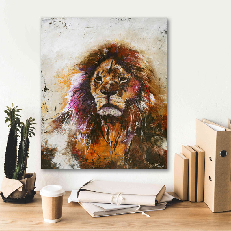 «Tiger Vision» par Design Fabrikken, estampe numérique sur toile, H 24 po x l 20 po x P 0,75 po