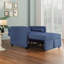 Fauteuil-lit convertible 3 en 1 avec dossier réglable